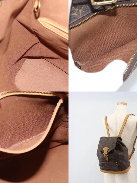 LOUIS VUITTON Monogram Montsouris MM Backpack M51136 LV Auth 188707 main image 10